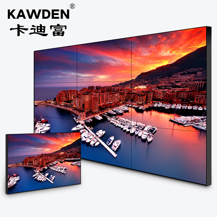 卡迪富（KAWDEN）OPS4K高清液晶拼接屏无缝大屏幕电视墙led监控显示器