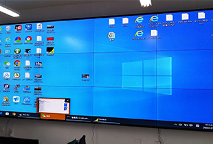 宁夏一牧场显示屏项目55寸0.88MM3X4液晶拼接屏客户
